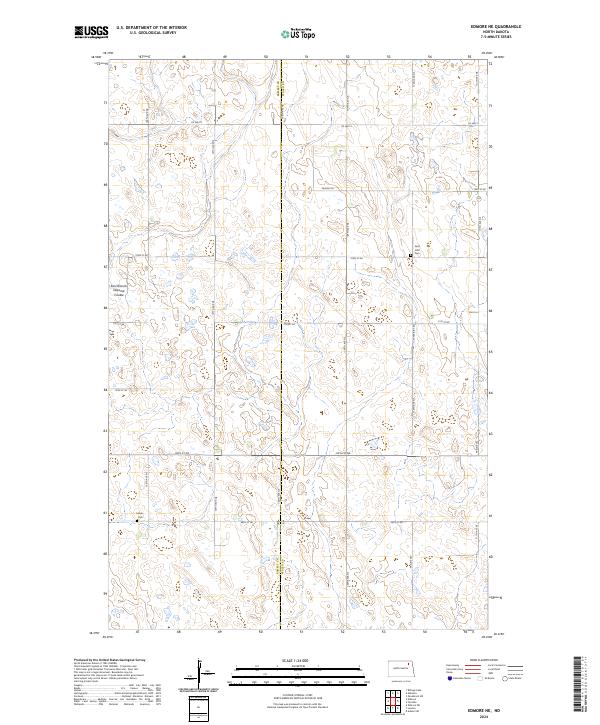 Edmore NE, ND — USGS 7.5-minute topo (2024)