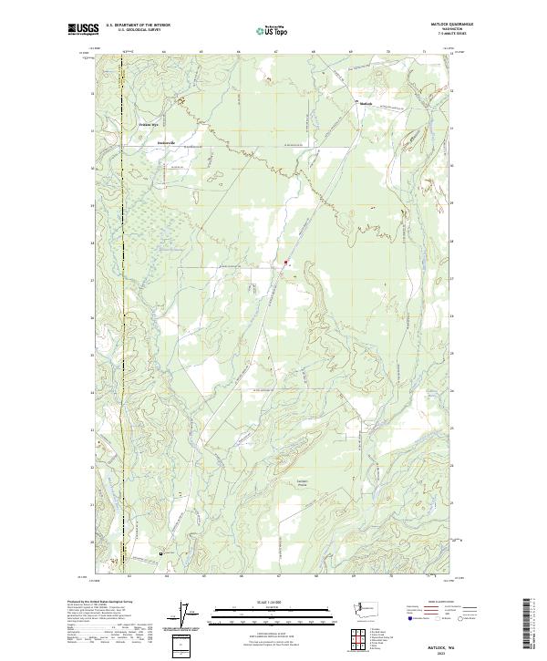 Matlock, WA — USGS 7.5-minute topo (2023)