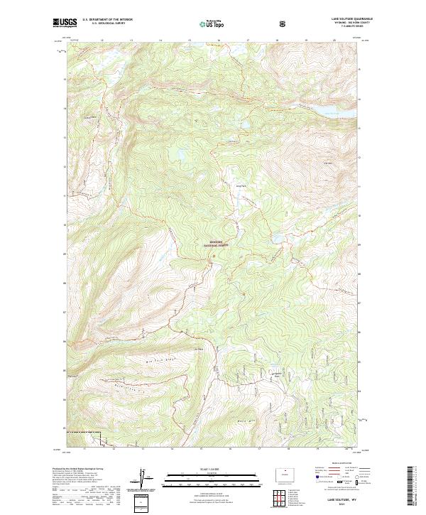Lake Solitude, WY — USGS 7.5-minute topo (2021)