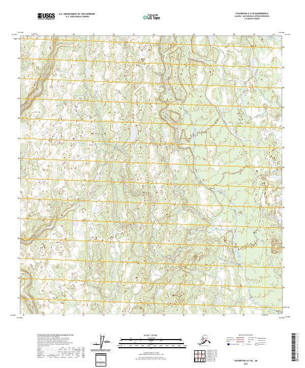 Talkeetna A-2 SE, AK — USGS 7.5-minute topo (2023)