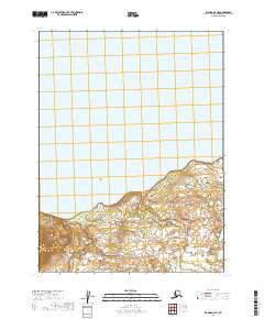 Iliamna B-6 NE, AK — USGS 7.5-minute topo (2019)
