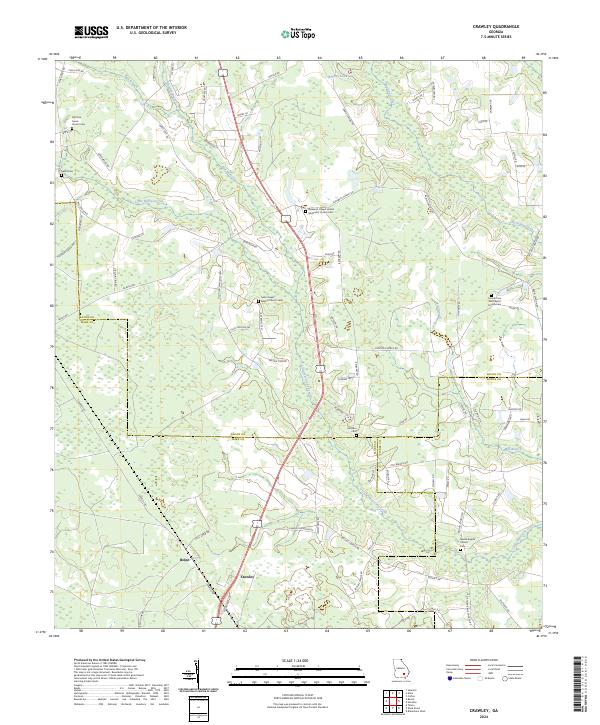 Crawley, GA — USGS 7.5-minute topo (2024)