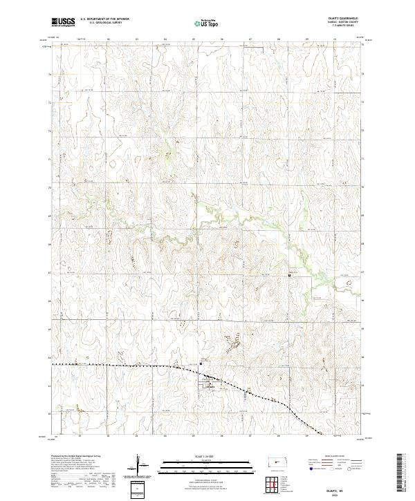 Olmitz, KS — USGS 7.5-minute topo (2022)