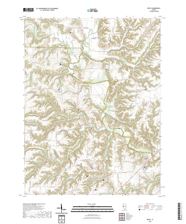 Ripley, IL — USGS 7.5-minute topo (2024)