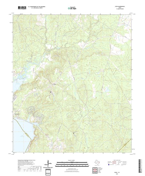 Chita, TX — USGS 7.5-minute topo (2022)