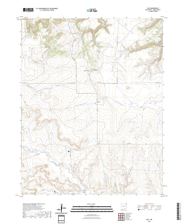 Guy, NM — USGS 7.5-minute topo (2023)