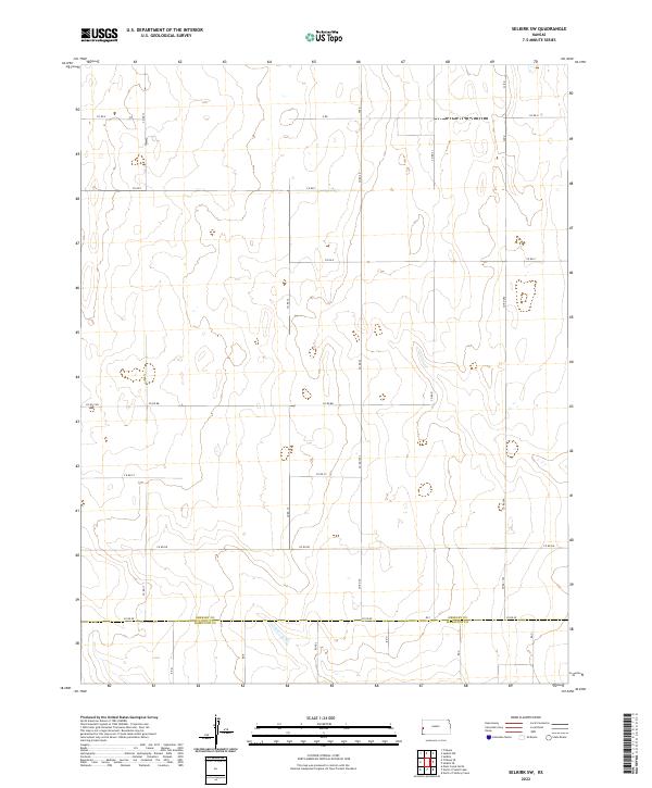 Selkirk SW, KS — USGS 7.5-minute topo (2022)