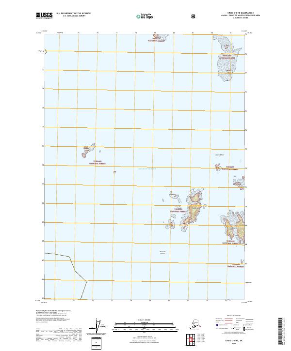 Craig C-6 NE, AK — USGS 7.5-minute topo (2021)