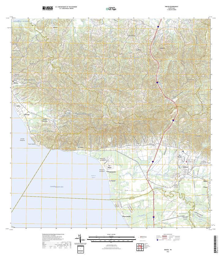 Rincon, PR — USGS 7.5-minute topo (2024)