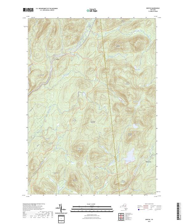 Griffin, NY — USGS 7.5-minute topo (2023)