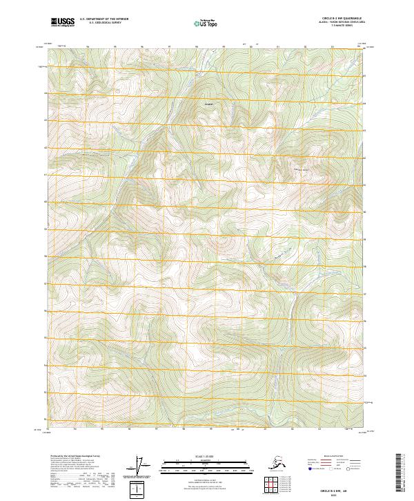 Circle B-2 NW, AK — USGS 7.5-minute topo (2023)