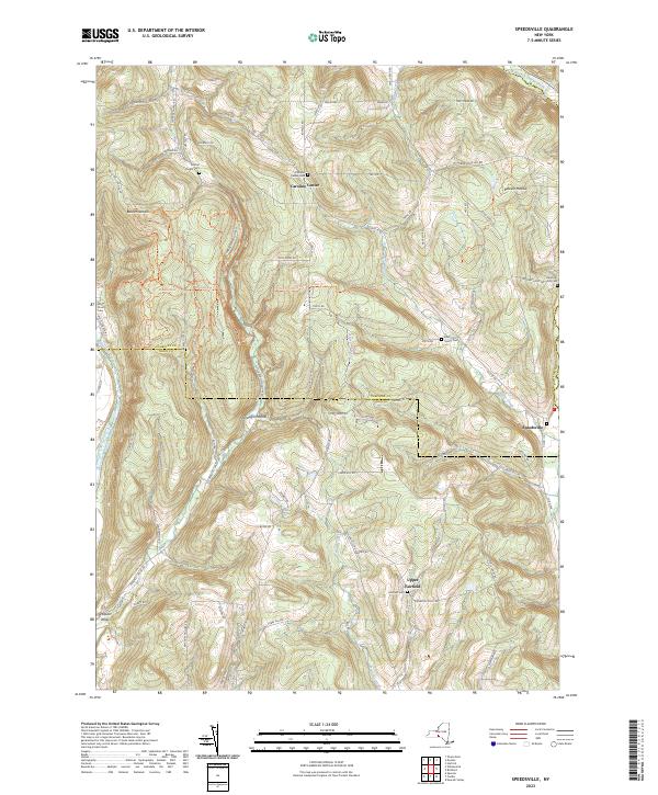 Speedsville, NY — USGS 7.5-minute topo (2023)