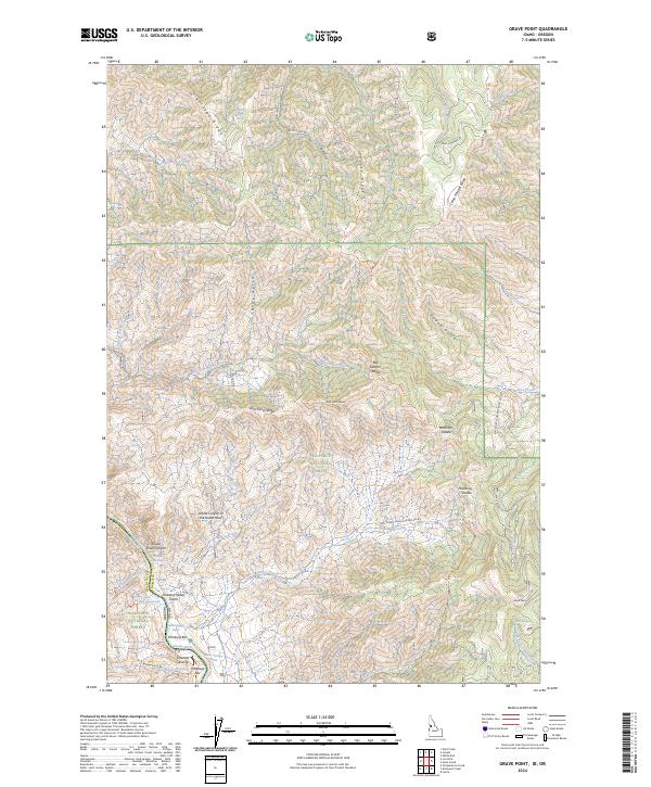 Grave Point, ID-OR — USGS 7.5-minute topo (2024)