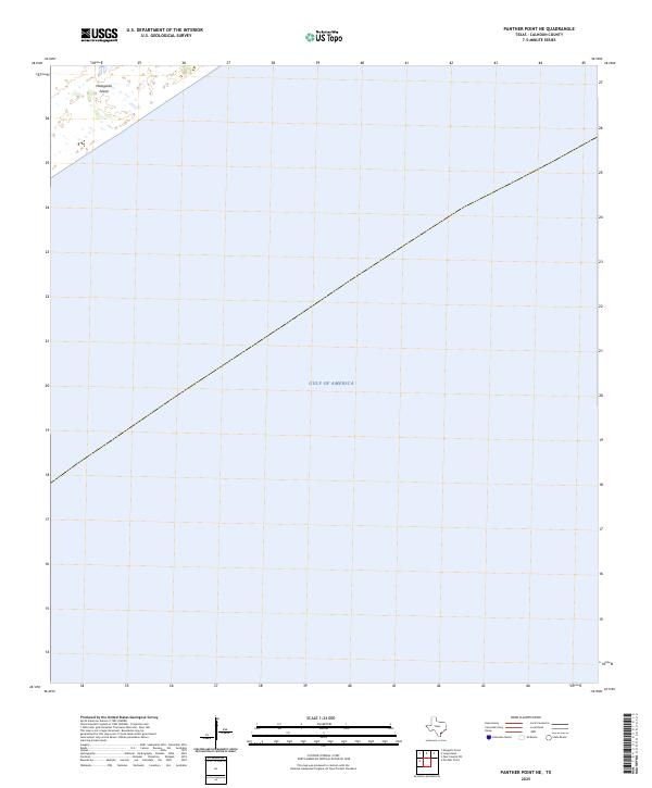 Panther Point NE, TX — USGS 7.5-minute topo (2025)