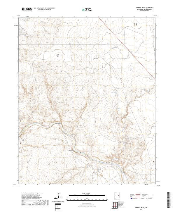 Windmill Draw, NM — USGS 7.5-minute topo (2023)