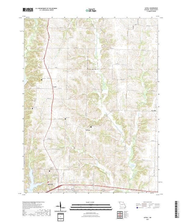 Axtell, MO — USGS 7.5-minute topo (2021)