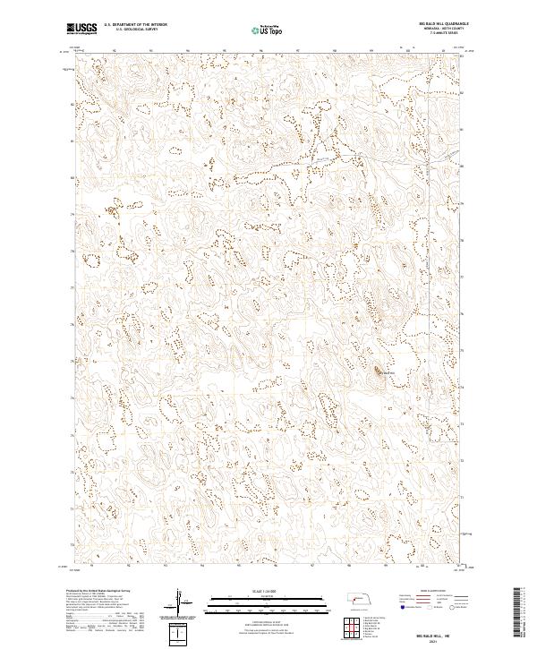 Big Bald Hill, NE — USGS 7.5-minute topo (2021)