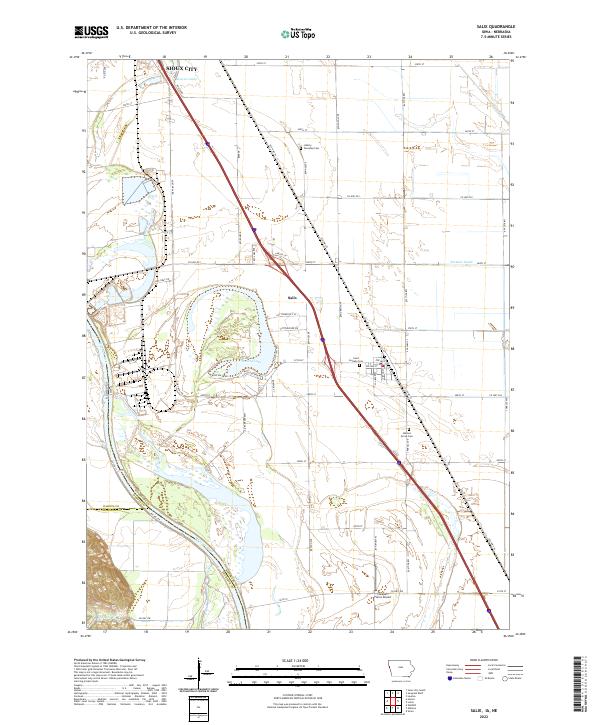 Salix, IA-NE — USGS 7.5-minute topo (2022)