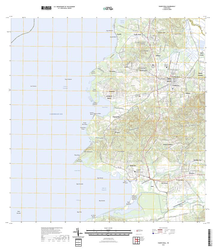 Puerto Real, PR — USGS 7.5-minute topo (2024)