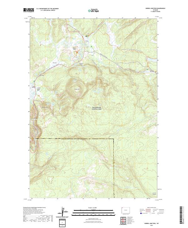 Norris Junction, WY — USGS 7.5-minute topo (2021)