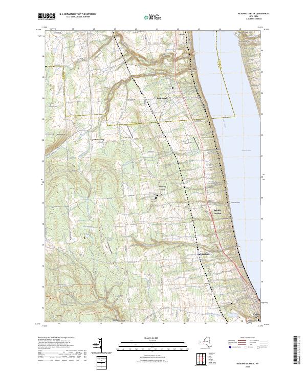 Reading Center, NY — USGS 7.5-minute topo (2023)