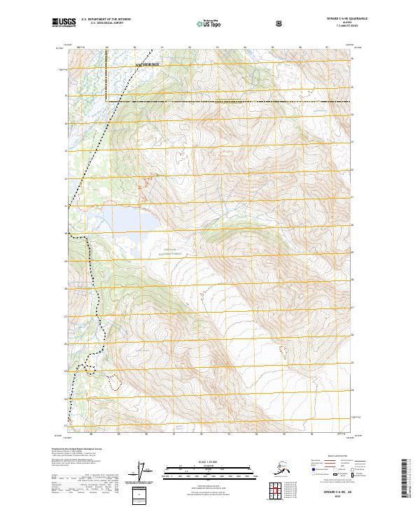Seward C-6 NE, AK — USGS 7.5-minute topo (2023)