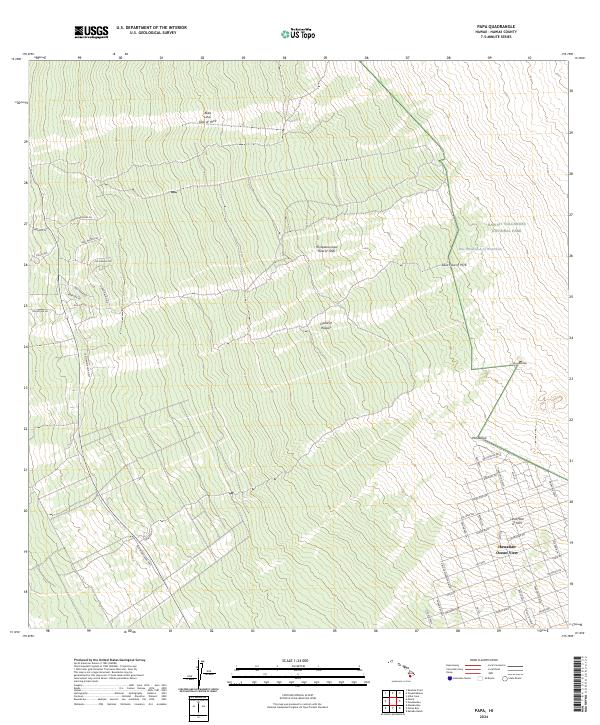 Papa, HI — USGS 7.5-minute topo (2024)