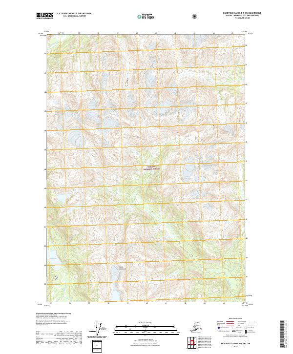 Bradfield Canal B-5 SW, AK — USGS 7.5-minute topo (2021)
