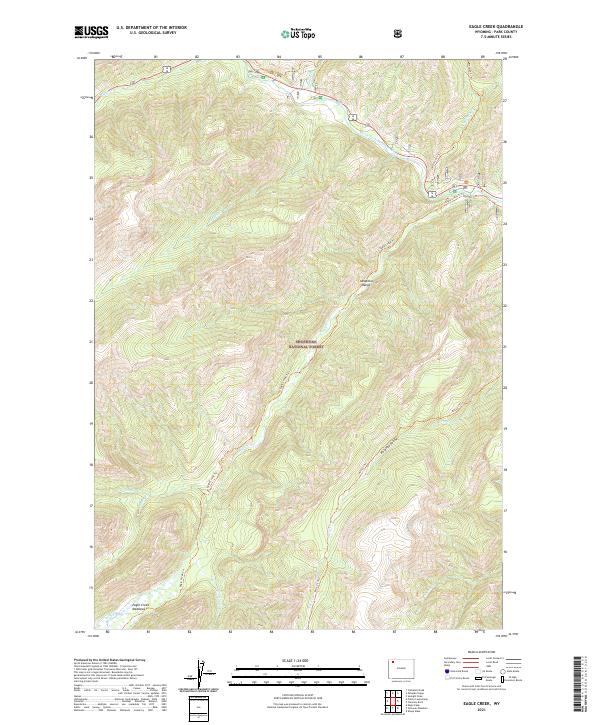 Eagle Creek, WY — USGS 7.5-minute topo (2021)