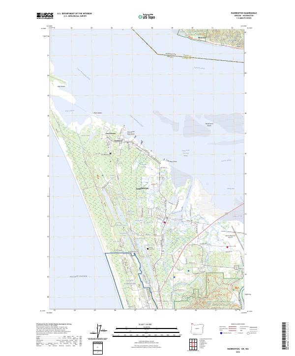 Warrenton, OR-WA — USGS 7.5-minute topo (2024)