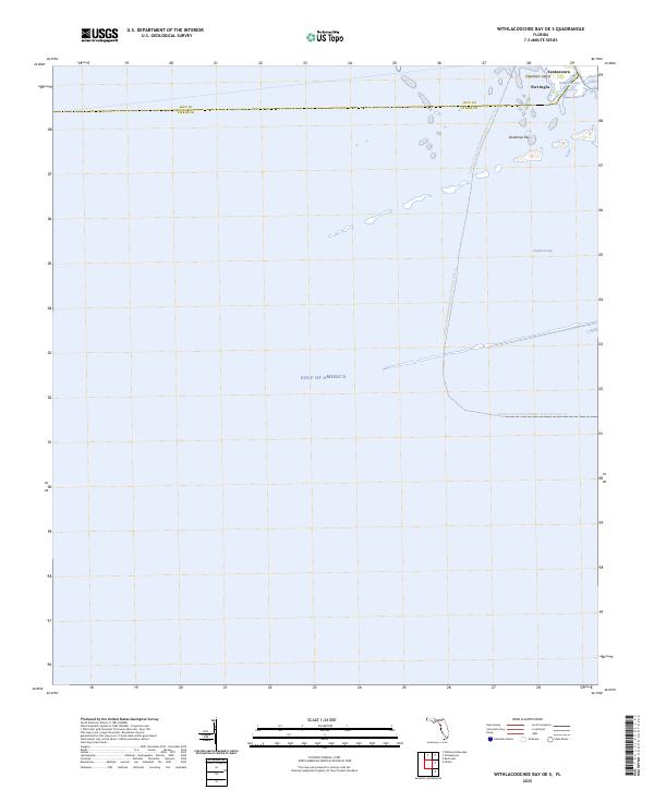 Withlacoochee Bay OE S, FL — USGS 7.5-minute topo (2025)