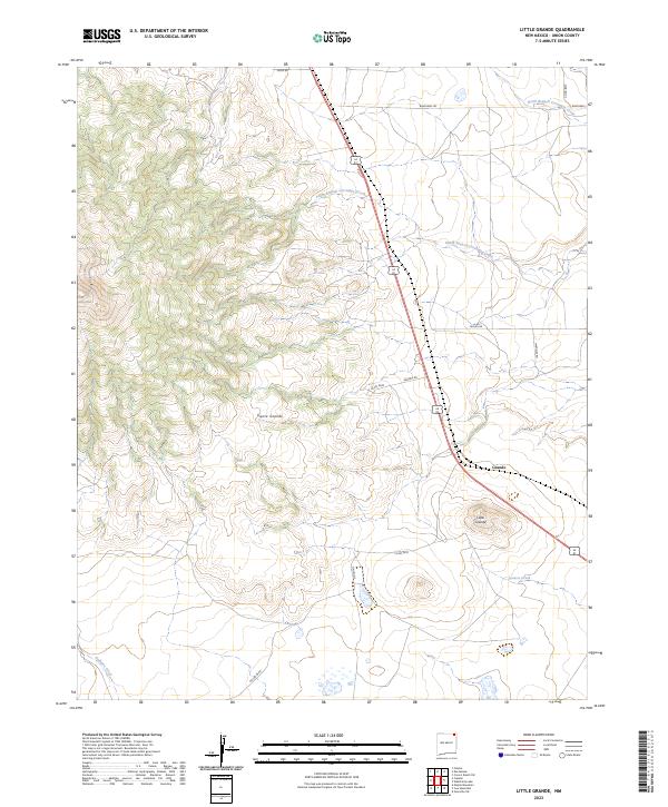 Little Grande, NM — USGS 7.5-minute topo (2023)