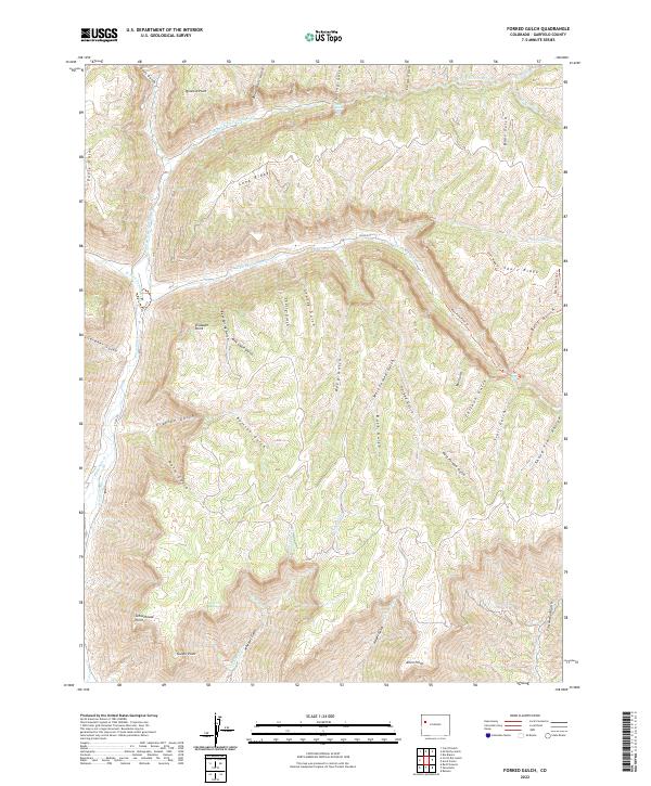 Forked Gulch, CO — USGS 7.5-minute topo (2022)