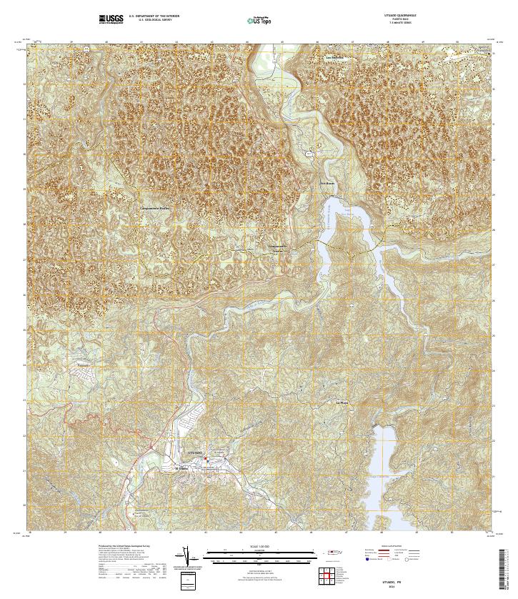 Utuado, PR — USGS 7.5-minute topo (2024)