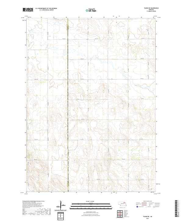 Tilden NE, NE — USGS 7.5-minute topo (2021)