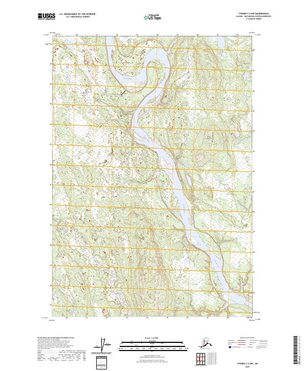 Tyonek C-2 NW, AK — USGS 7.5-minute topo (2023)