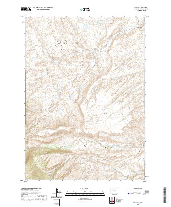 Wise Flat, WY — USGS 7.5-minute topo (2021)