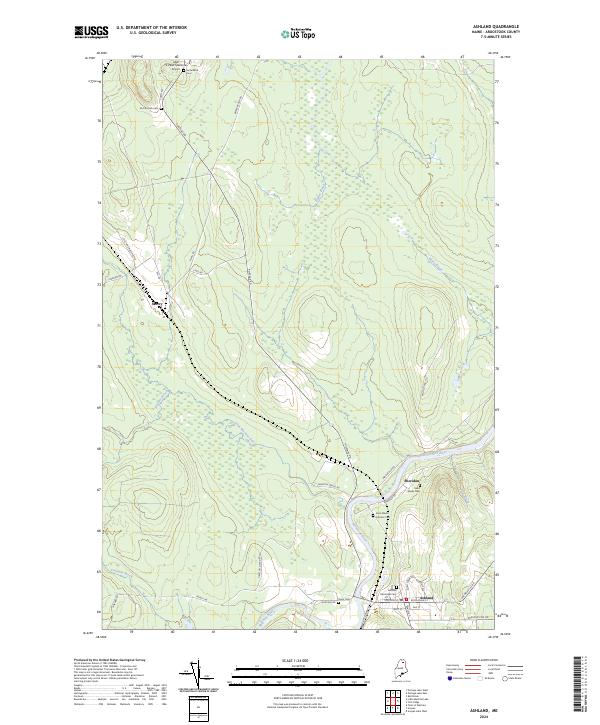 Ashland, ME — USGS 7.5-minute topo (2024)