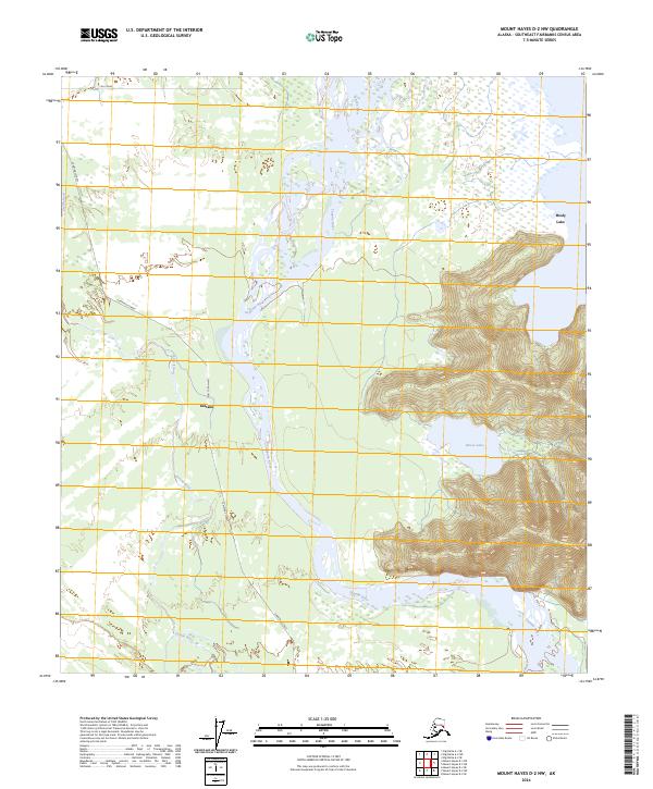 Mount Hayes D-2 NW, AK — USGS 7.5-minute topo (2024)