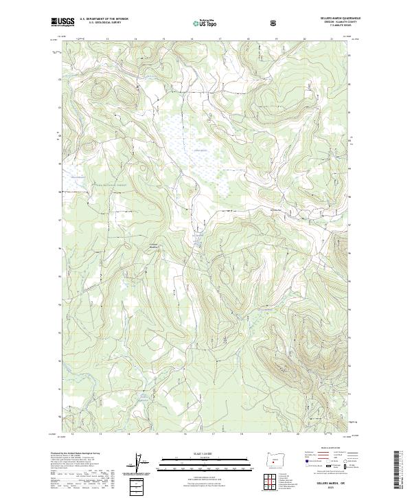 Sellers Marsh, OR — USGS 7.5-minute topo (2023)