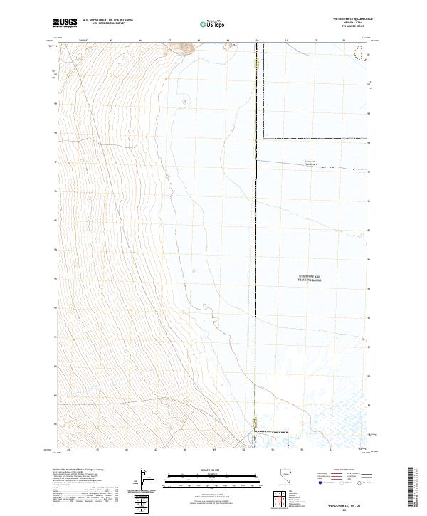 Wendover SE, NV-UT — USGS 7.5-minute topo (2021)