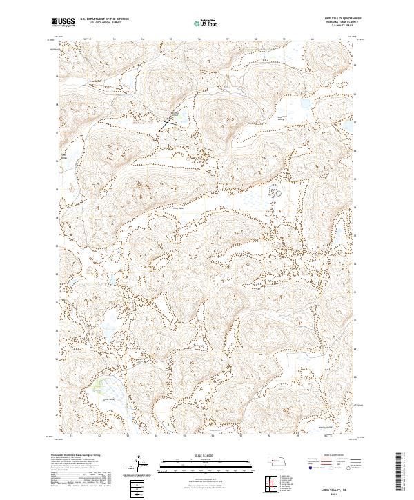 Long Valley, NE — USGS 7.5-minute topo (2021)