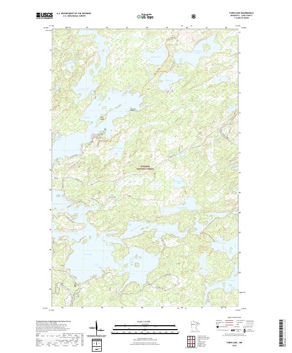 Farm Lake, MN — USGS 7.5-minute topo (2022)