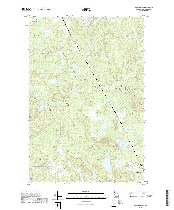 Stanberry West, WI — USGS 7.5-minute topo (2022)