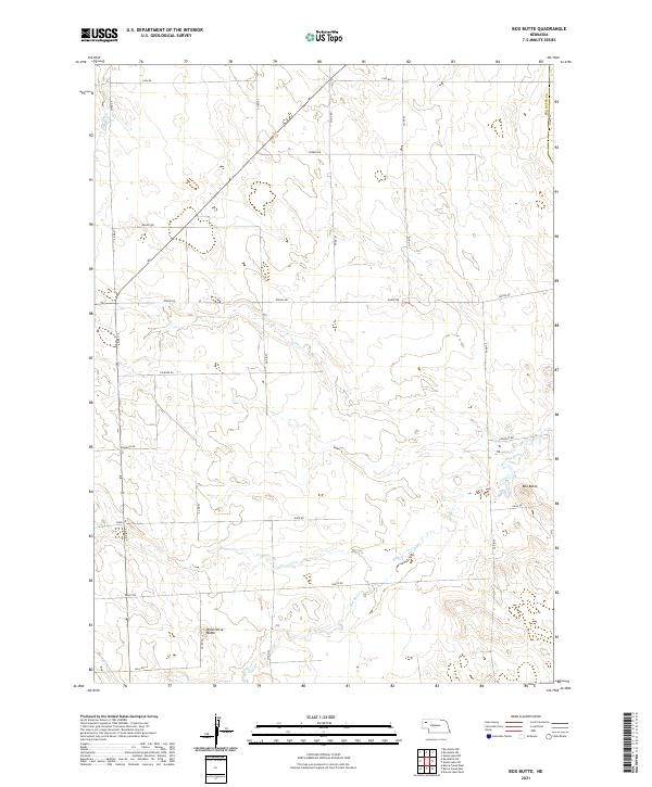 Box Butte, NE — USGS 7.5-minute topo (2021)