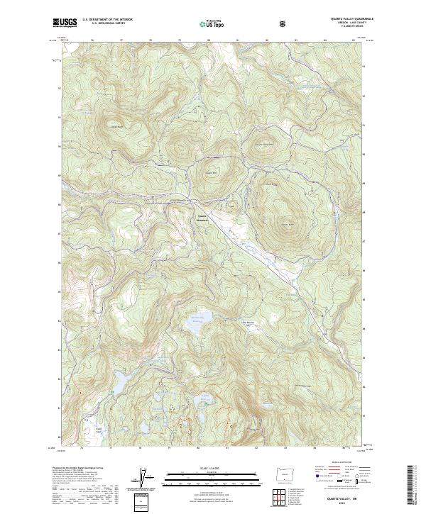 Quartz Valley, OR — USGS 7.5-minute topo (2023)