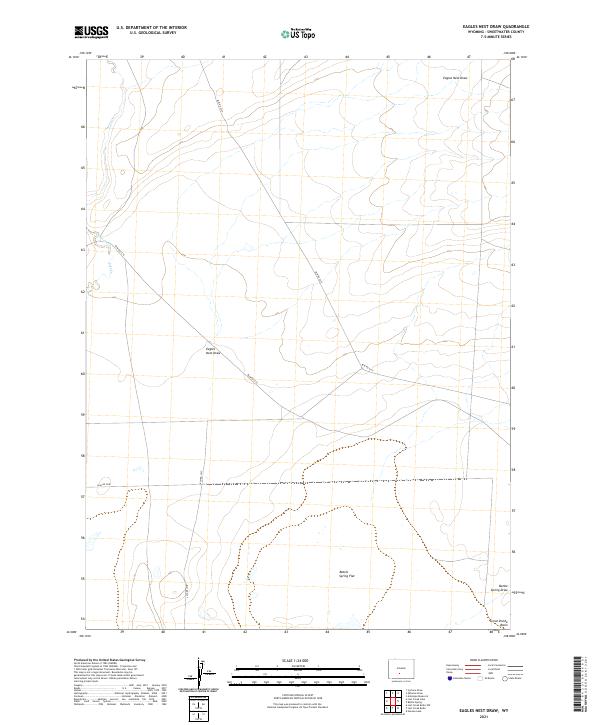 Eagles Nest Draw, WY — USGS 7.5-minute topo (2021)