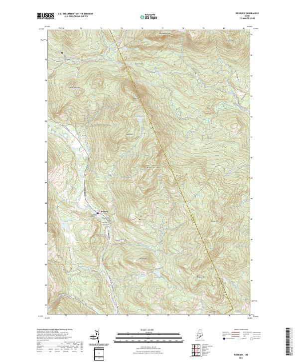 Roxbury, ME — USGS 7.5-minute topo (2024)