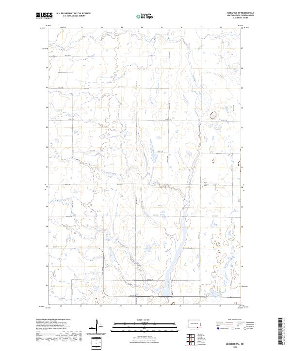 Monango SW, ND — USGS 7.5-minute topo (2024)