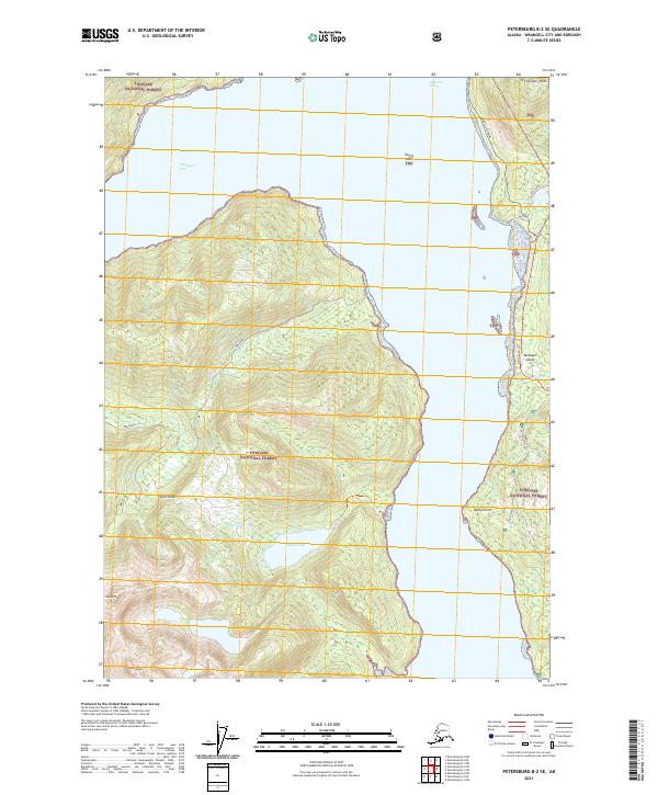 Petersburg B-2 SE, AK — USGS 7.5-minute topo (2021)